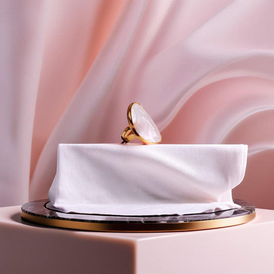 Irregular Large Resin Opening Ring - Adjustable Statement Jewelry for Women & Girls