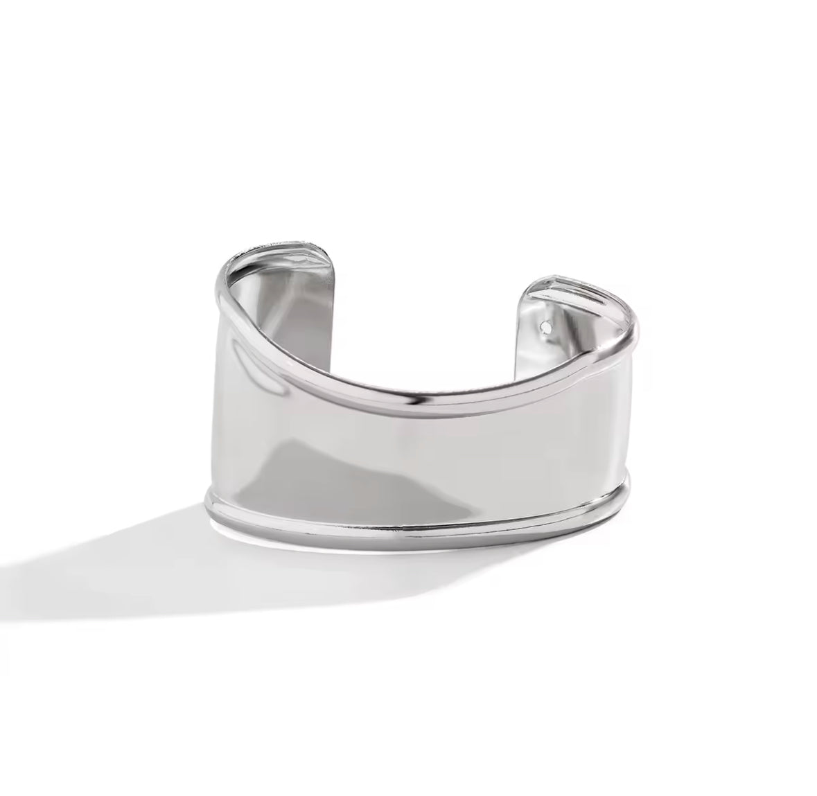 Exaggerated Hip Hop Wide Open Cuff Bangles for Women – New Punk Gold & Silver Metal Arm Bracelet